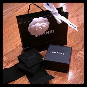 Chanel bag and jewelry box